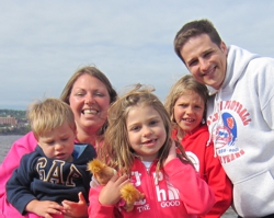 Brooklyn Park Chiropractor, Dr. Russ Derhak, with his family.
